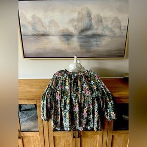 J Jill blouse multi fall colors.